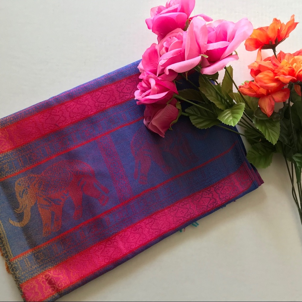 100% CASHMERE PASHMINA SCARF/WRAP - Picture 3 of 4